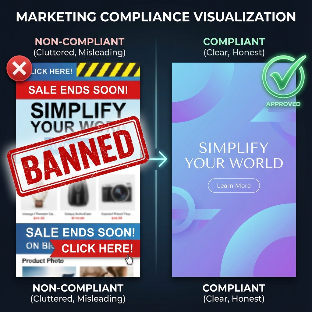 Safe vs Banned Creative